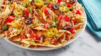 Honey BBQ Pork Nachos