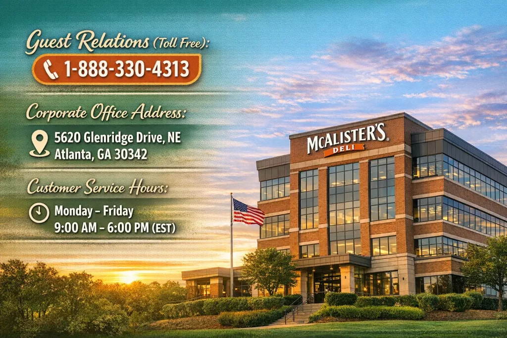McAlister’s Deli Customer Service