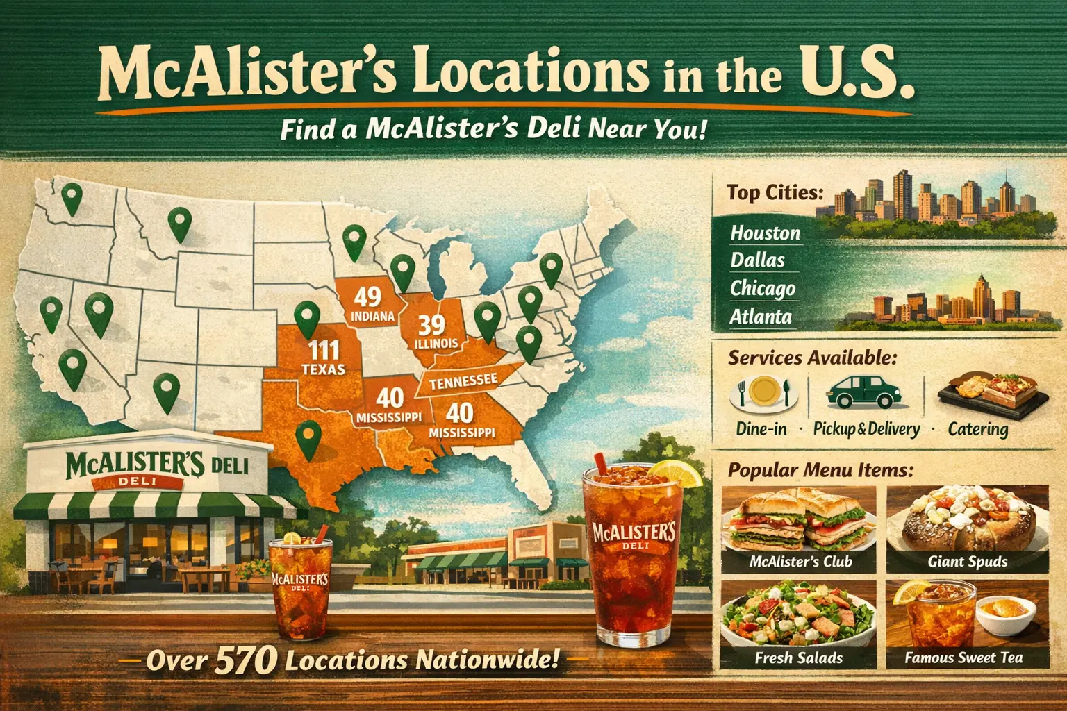 McAlister’s Locations